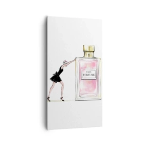 Quadro em tela - A essência da feminilidade - 55x100 cm