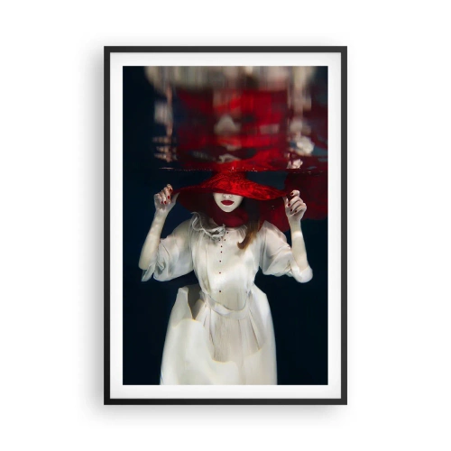 Pôster com moldura preta - Demônio do Pântano - 61x91 cm