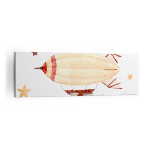 Quadro em tela - Dirigível - 160x50 cm