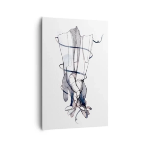 Quadro em tela - Estudo do toque - 80x120 cm