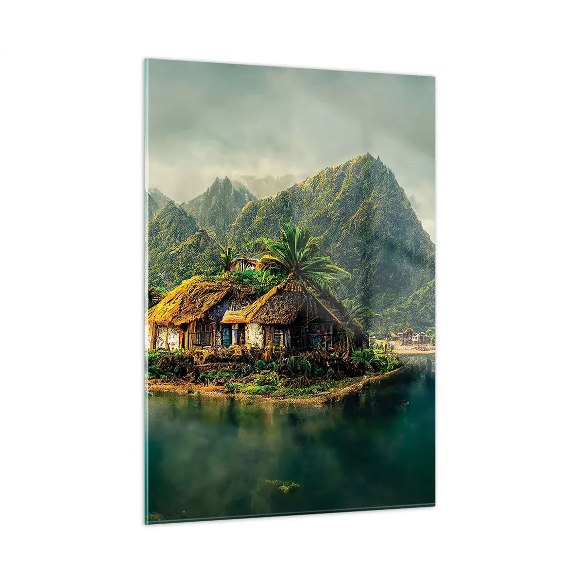 Quadro em vidro - Paraíso Tropical - 50x70 cm
