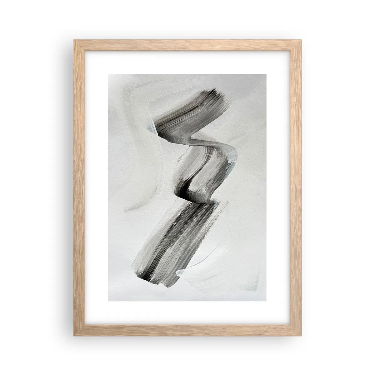 Pôster com moldura de carvalho claro - Casualmente para se divertir - 30x40 cm