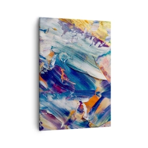 Quadro em tela - Confusão de cores - 50x70 cm