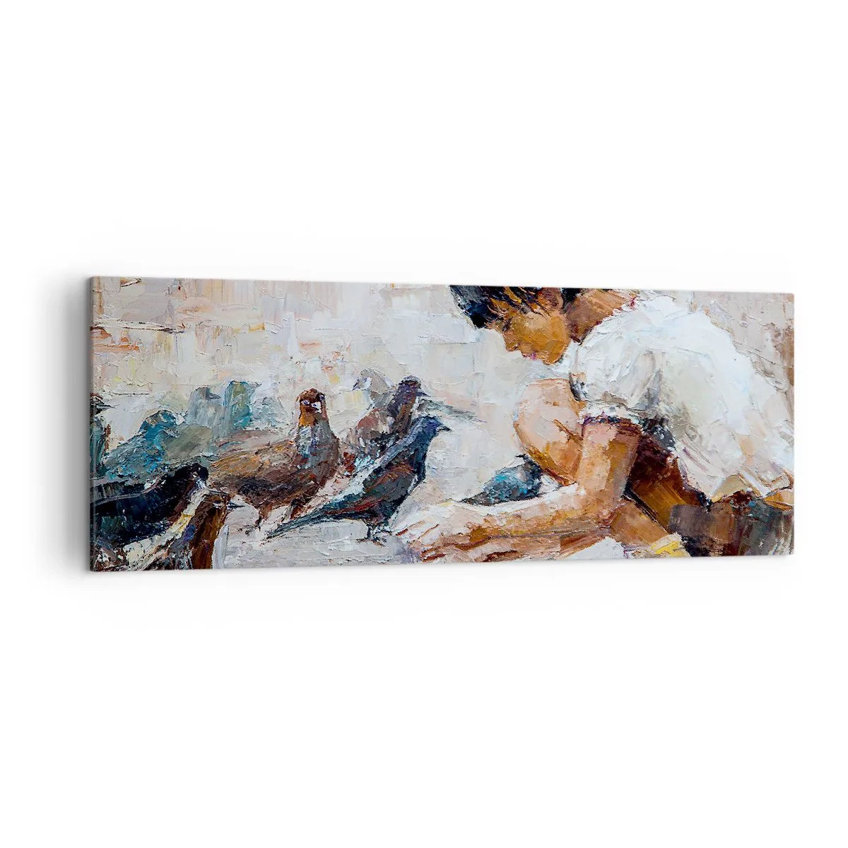Quadro em tela - Pequenos e queridos - 140x50 cm