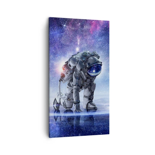 Quadro em tela - Céu estrelado acima de mim - 45x80 cm