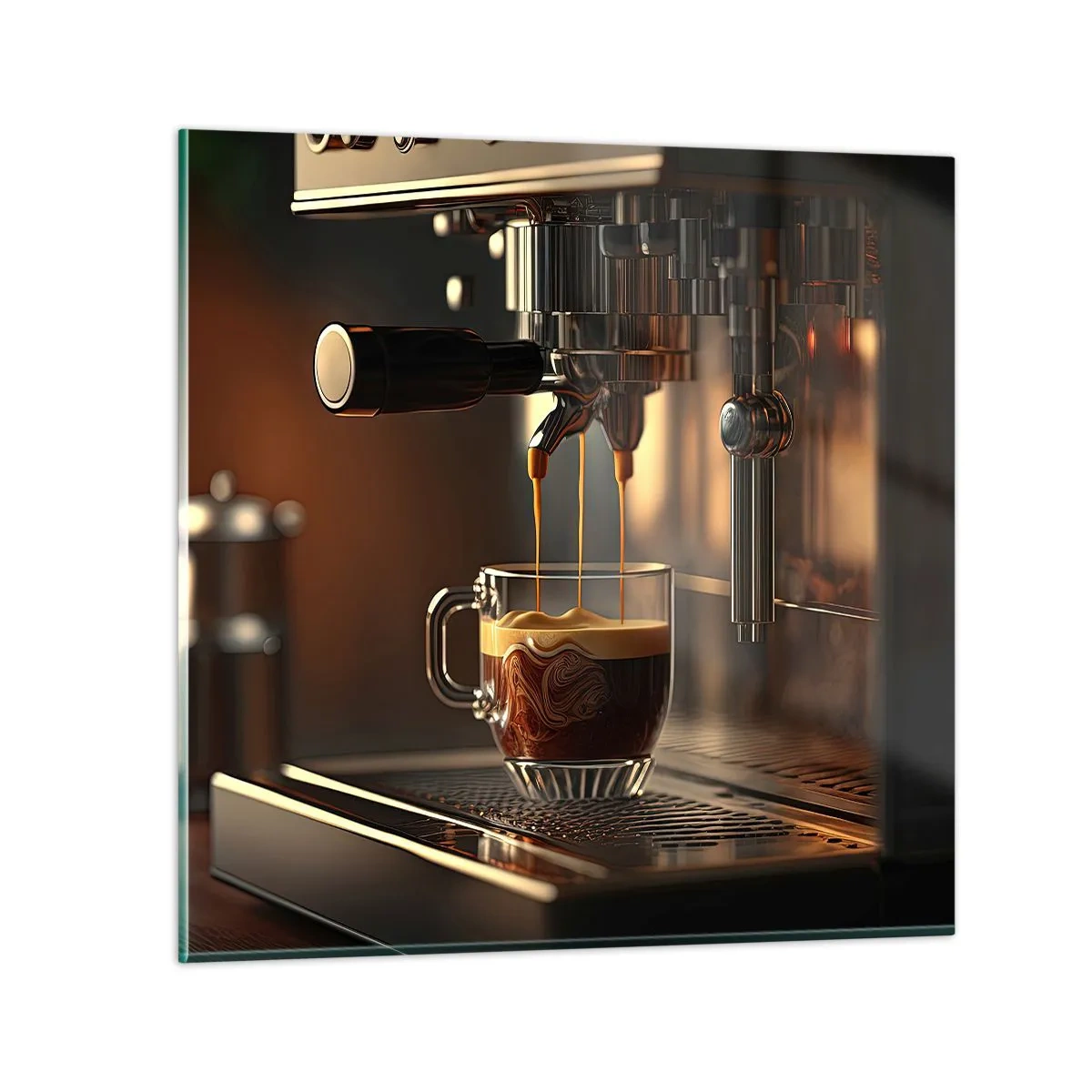 Quadro em vidro - Uma mistura sensual - 60x60 cm