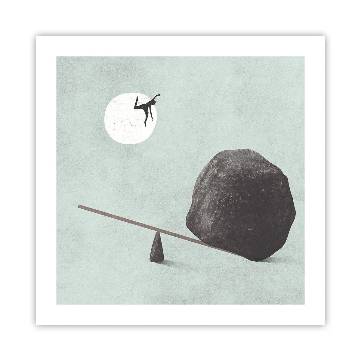 Pôster - Um sonho tornado realidade - 50x50 cm