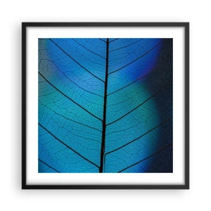 Pôster com moldura preta - Construção complexa - 50x50 cm