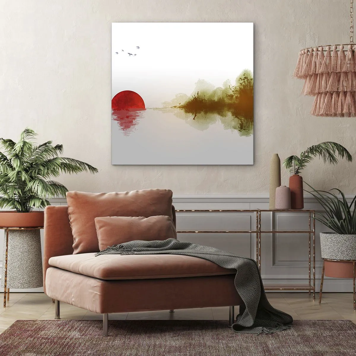 Quadro em tela - Uma promessa de paz - 30x30 cm