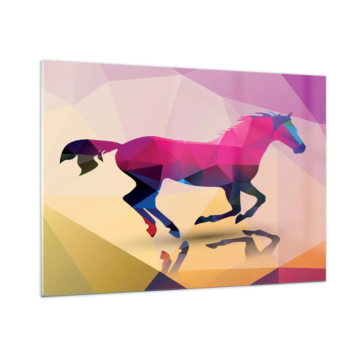 Quadro em vidro - O cubismo ainda vive - 100x70 cm