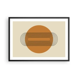 Pôster com moldura preta - O plano perfeito - 70x50 cm