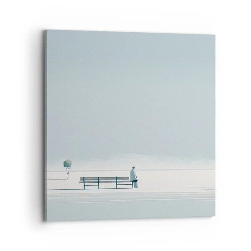 Quadro em tela - Sim, estou esperando. - 70x70 cm