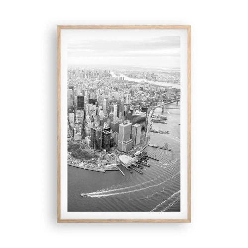 Pôster com moldura de carvalho claro - Como não amar? - 61x91 cm