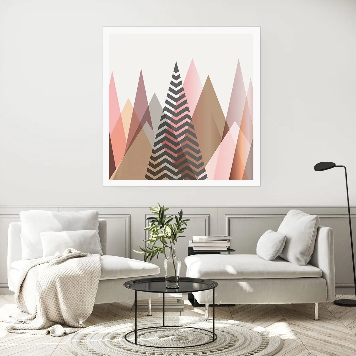 Pôster - Vista piramidal - 40x40 cm