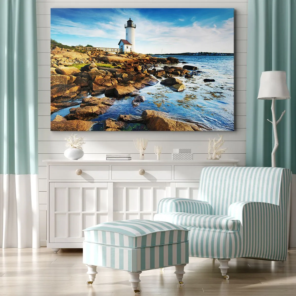 Quadro em tela - Voltem bem, estou à espera - 70x50 cm