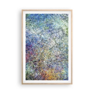 Pôster com moldura de carvalho claro - Não é assim tão simples - 61x91 cm