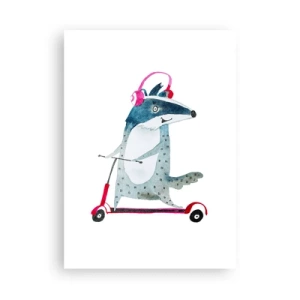 Pôster - A alegria do texugo - 50x70 cm