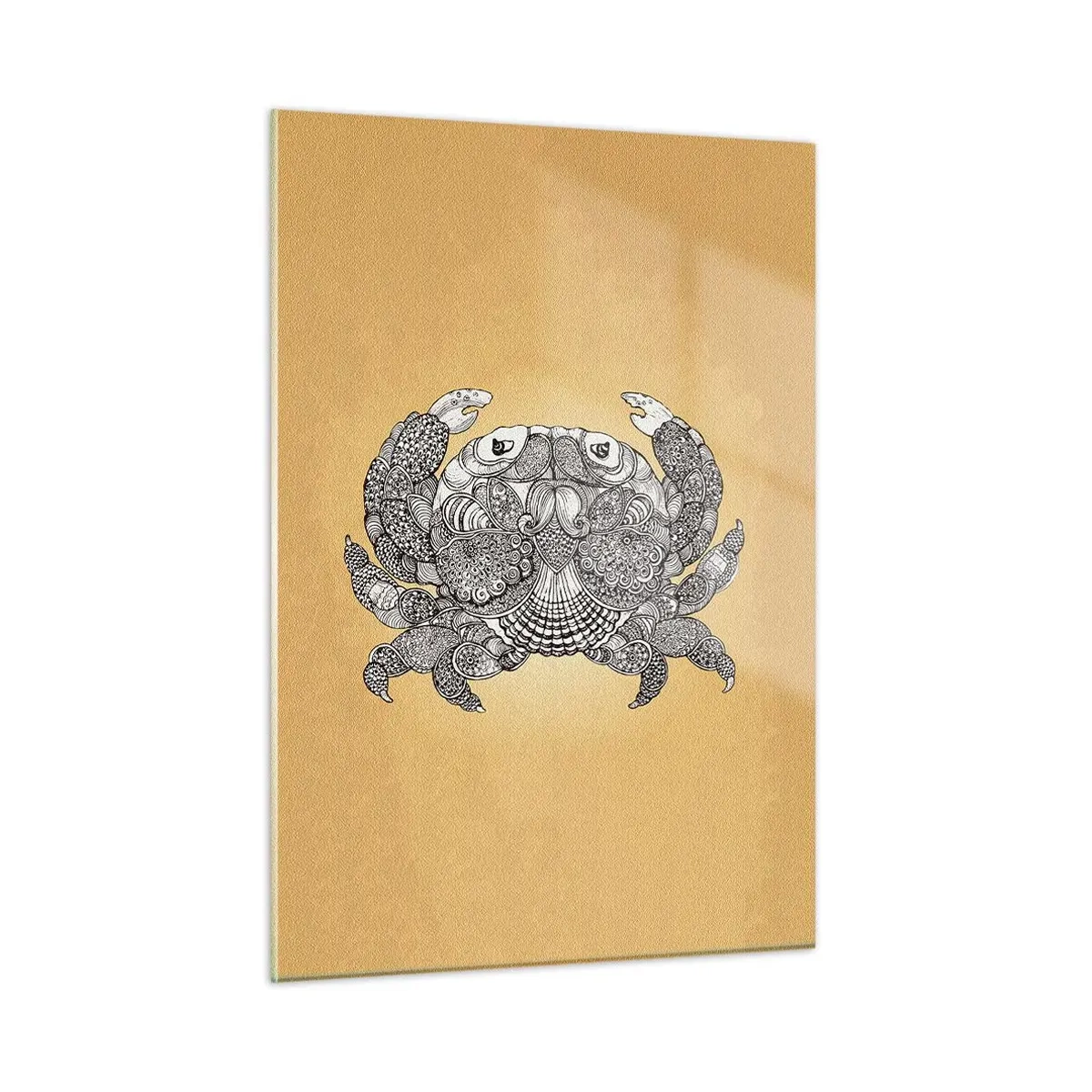 Quadro em vidro - Contos do Sr. Caranguejo - 50x70 cm