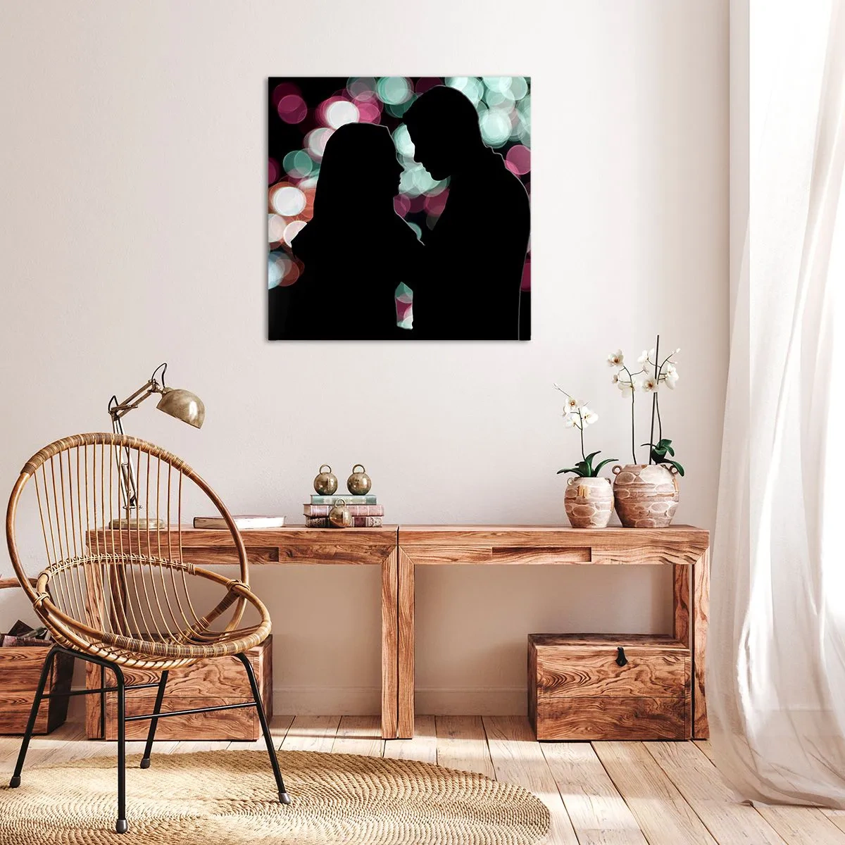 Quadro em tela - Sim! - 50x50 cm