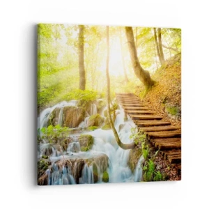 Quadro em tela - O desejado refresco - 40x40 cm