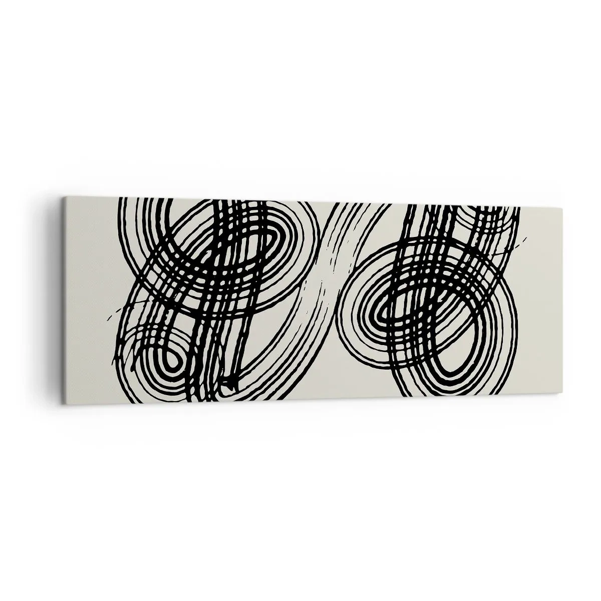 Quadro em tela - Saiu espontaneamente - 140x50 cm