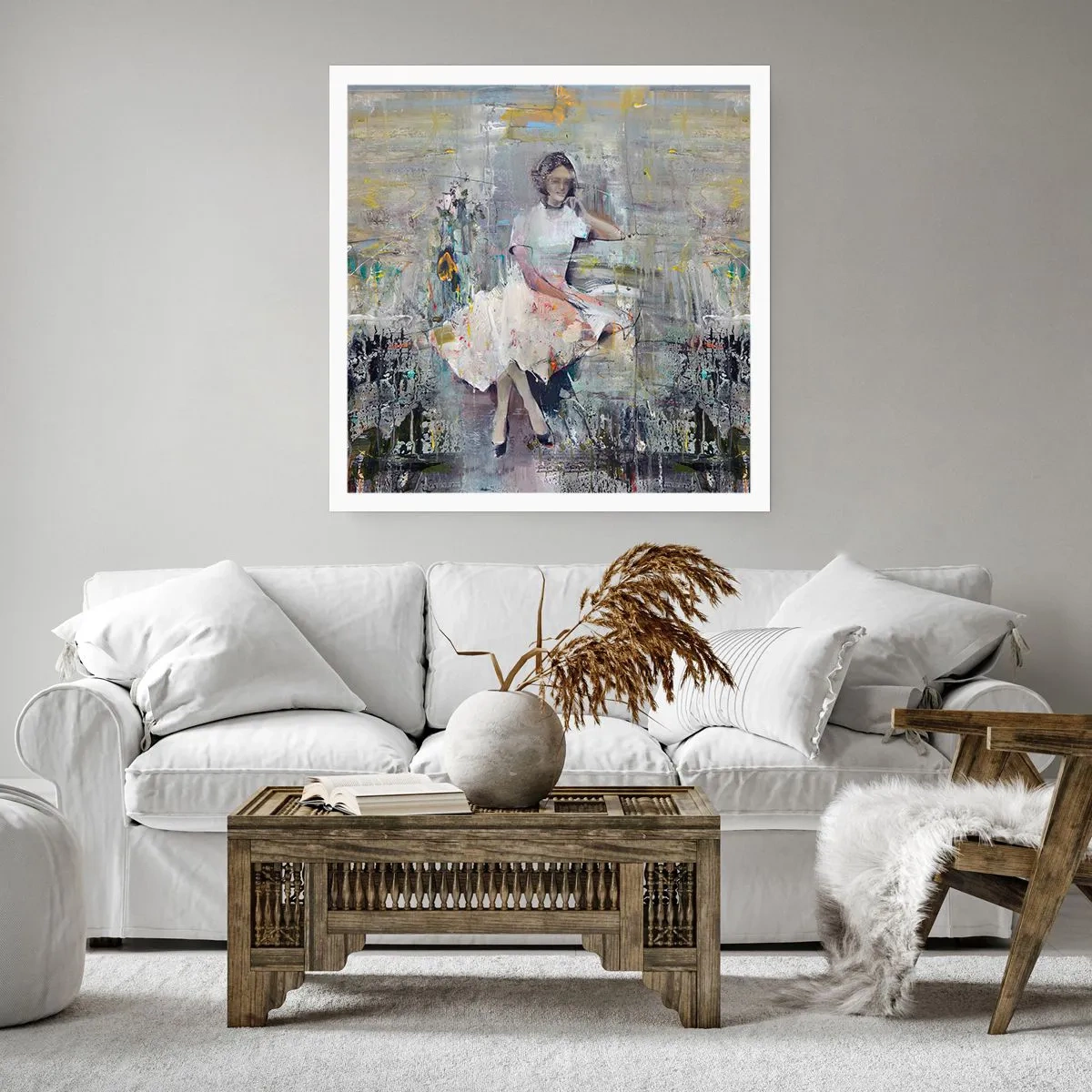 Pôster - Clássica e moderna - 50x50 cm