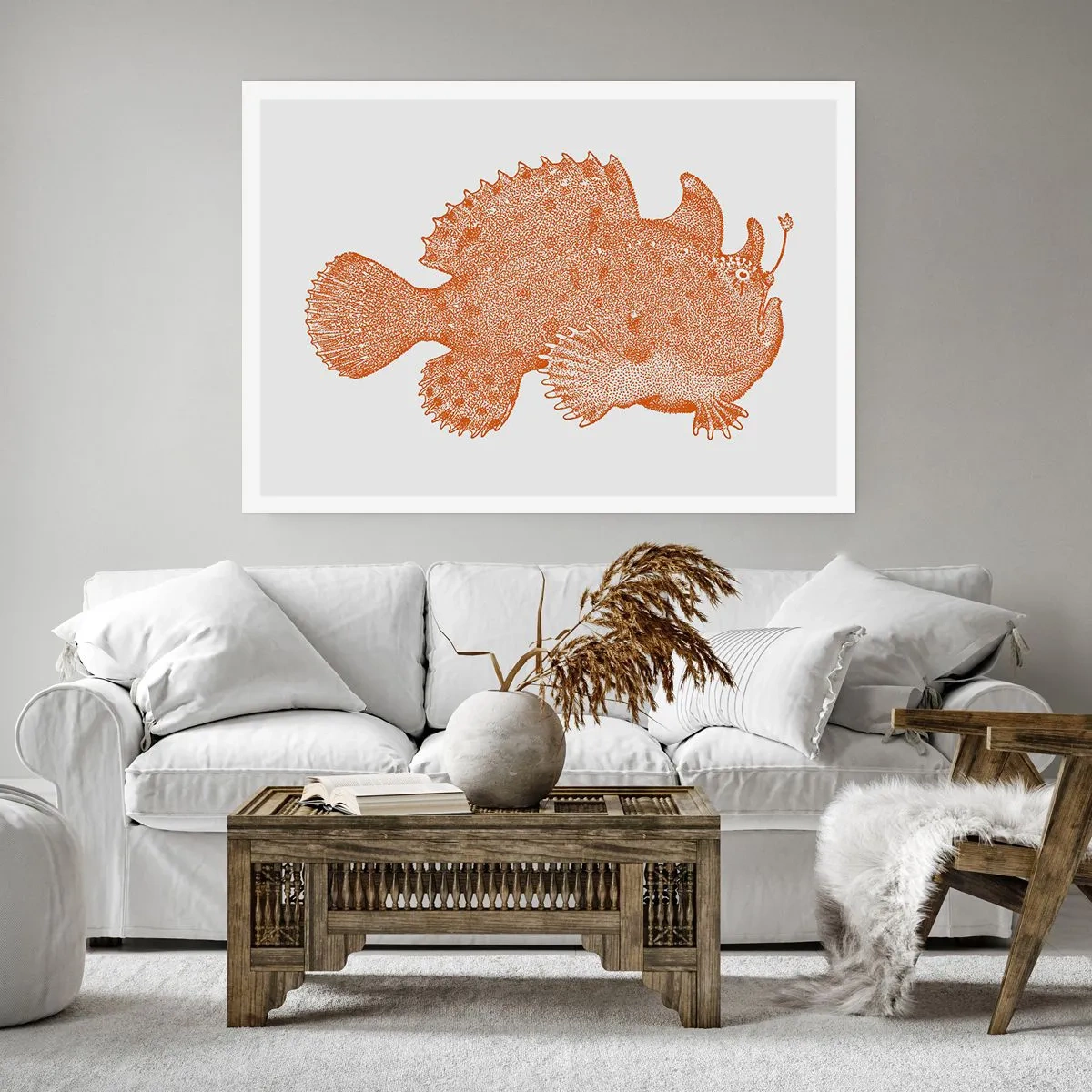 Pôster - E era um peixe - 70x50 cm