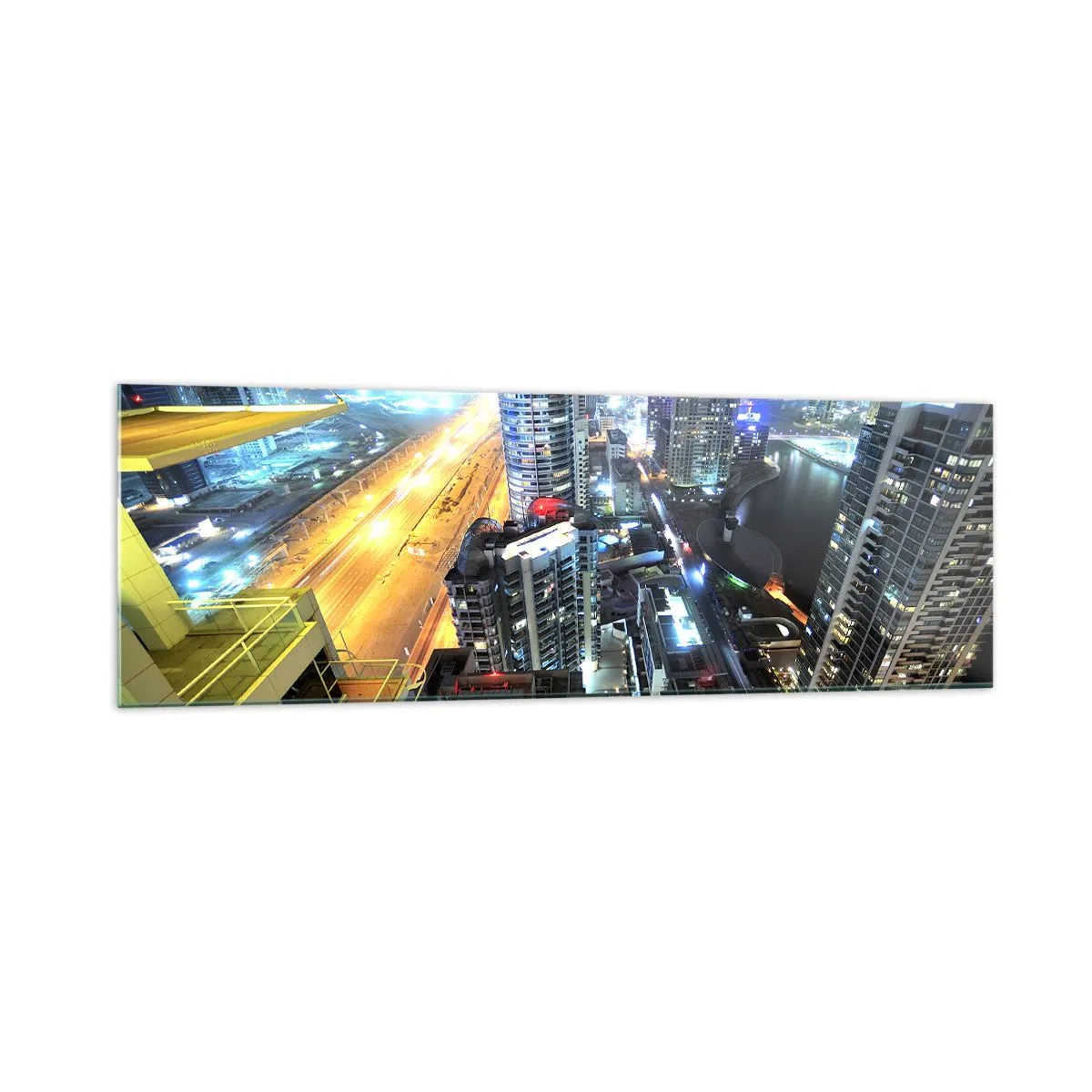 Quadro em vidro - Milagre no deserto - 160x50 cm