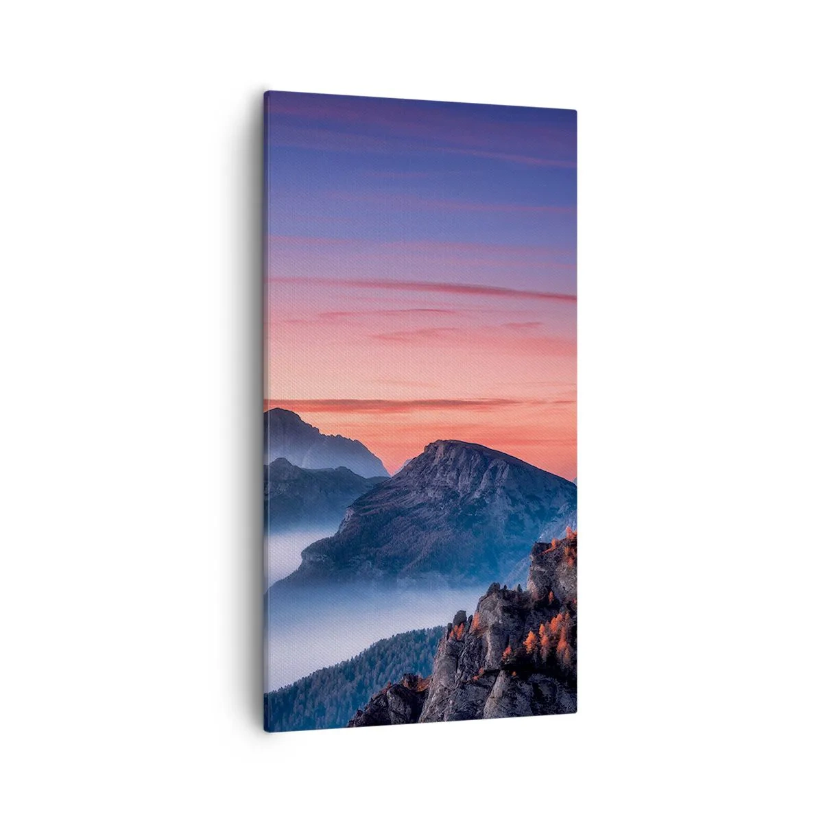 Quadro em tela - Acima dos vales - 55x100 cm