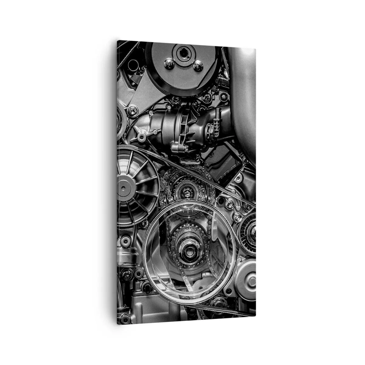 Quadro em tela - A poesia da mecánica - 55x100 cm