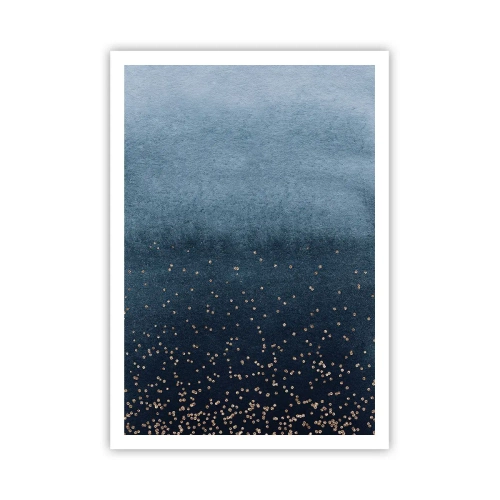 Pôster - Composição – fases azuis - 70x100 cm