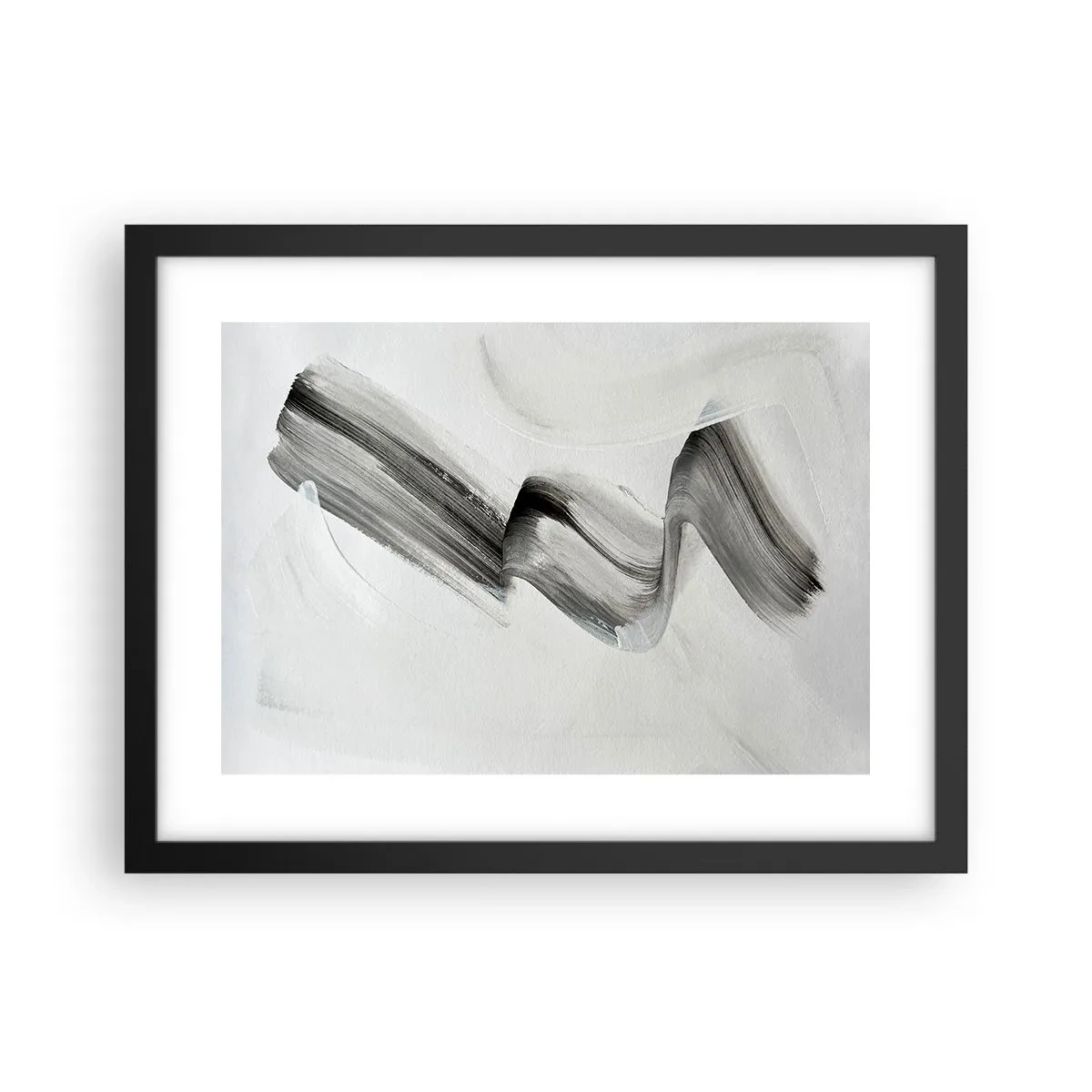 Pôster com moldura preta - Casualmente para se divertir - 40x30 cm