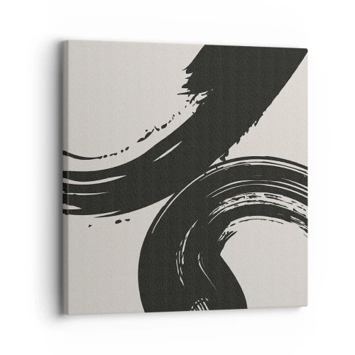 Quadro em tela - Varrer e circular - 30x30 cm