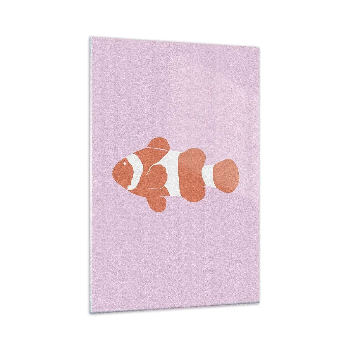 Quadro em vidro - Em coral no rosto e na cauda - 80x120 cm