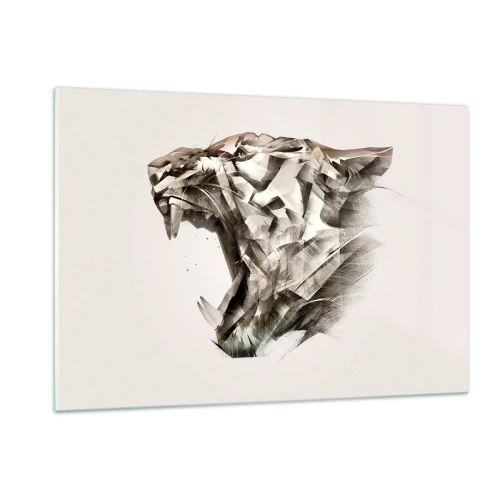 Quadro em vidro - Já sabe quem está no comando - 120x80 cm