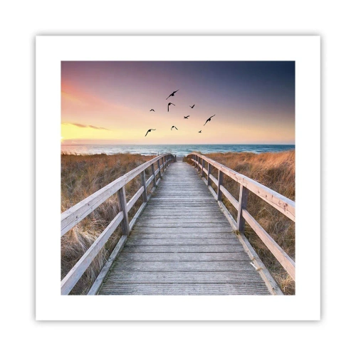 Pôster - O espaço das alturas - 40x40 cm