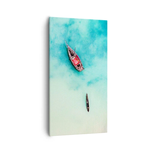 Quadro em tela - As praias de Zanzibar - 55x100 cm