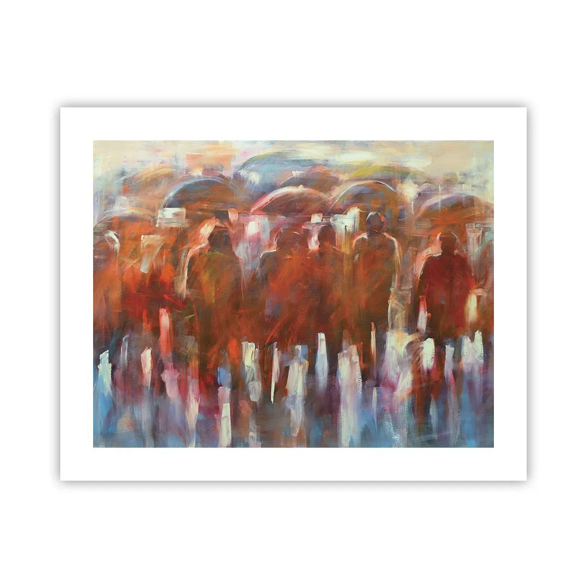 Pôster - Iguais na chuva e no nevoeiro - 50x40 cm