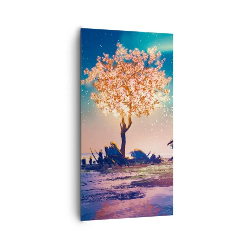 Quadro em tela - A natureza não passa - 65x120 cm