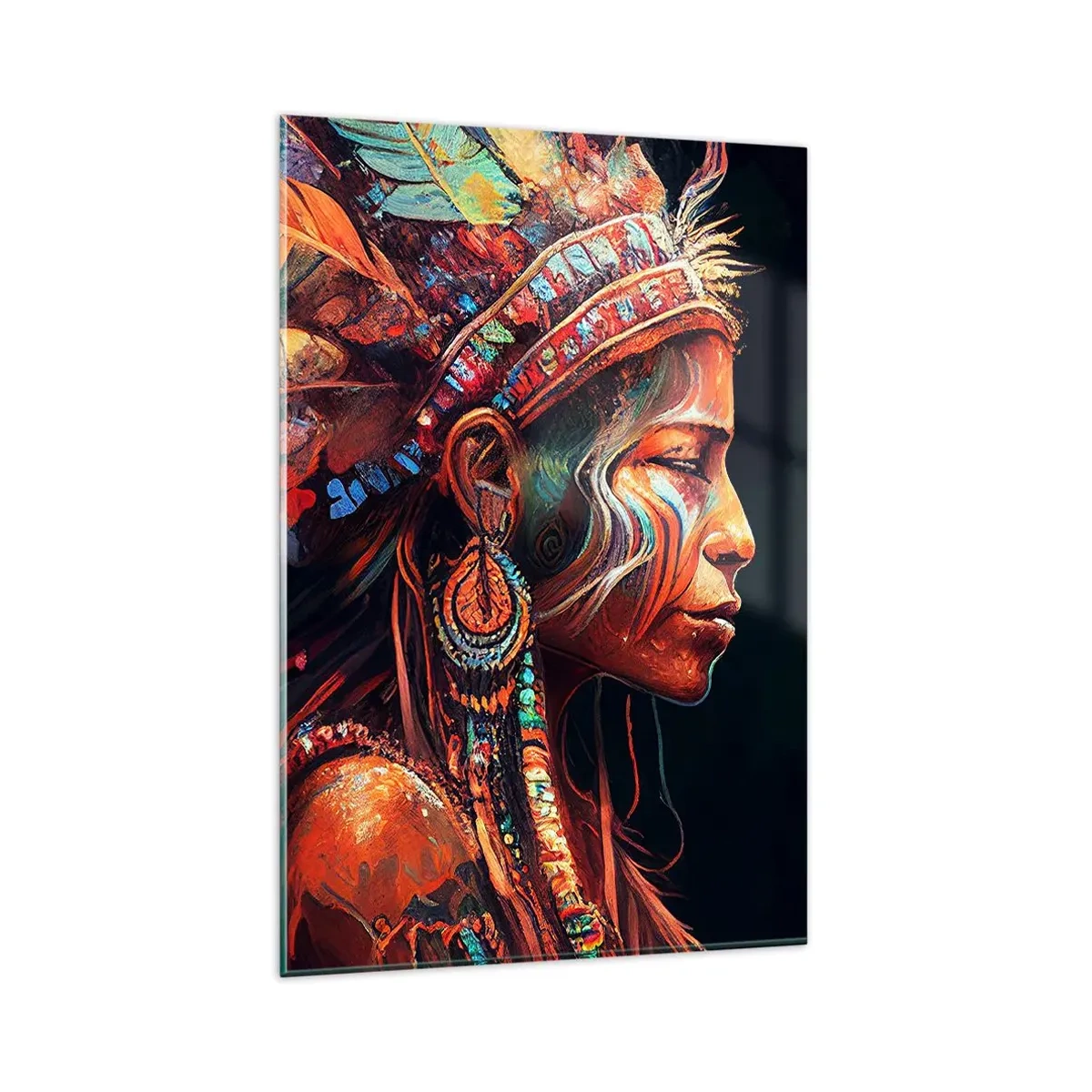 Quadro em vidro - Ritual mágico - 80x120 cm