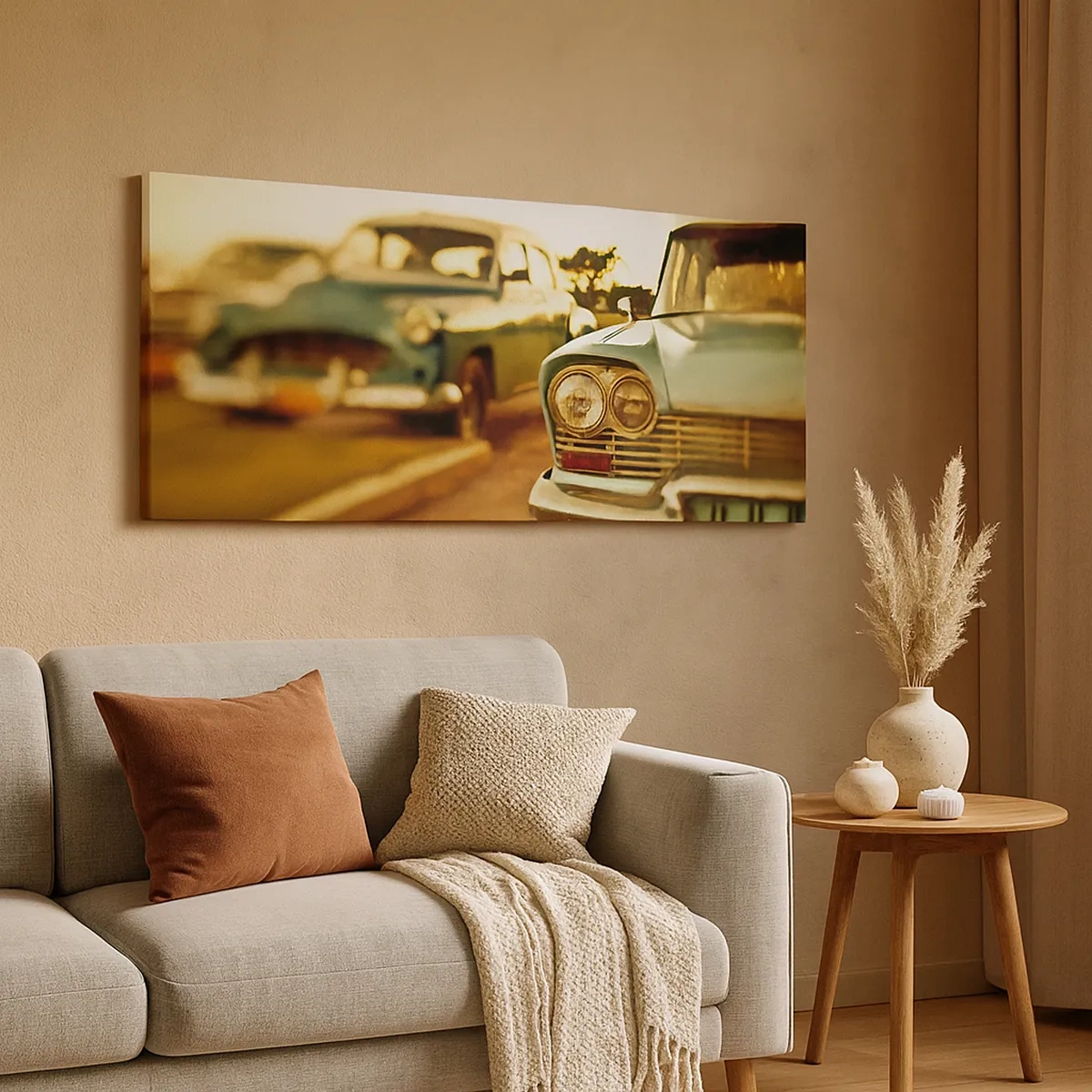 Quadro em tela - Vamos esperar para ver - 30x30 cm