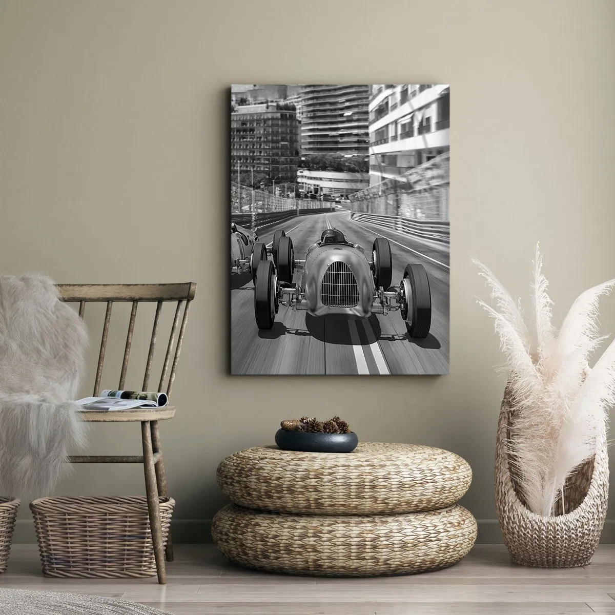 Quadro em tela - Era uma vez em Monte Carlo - 50x70 cm