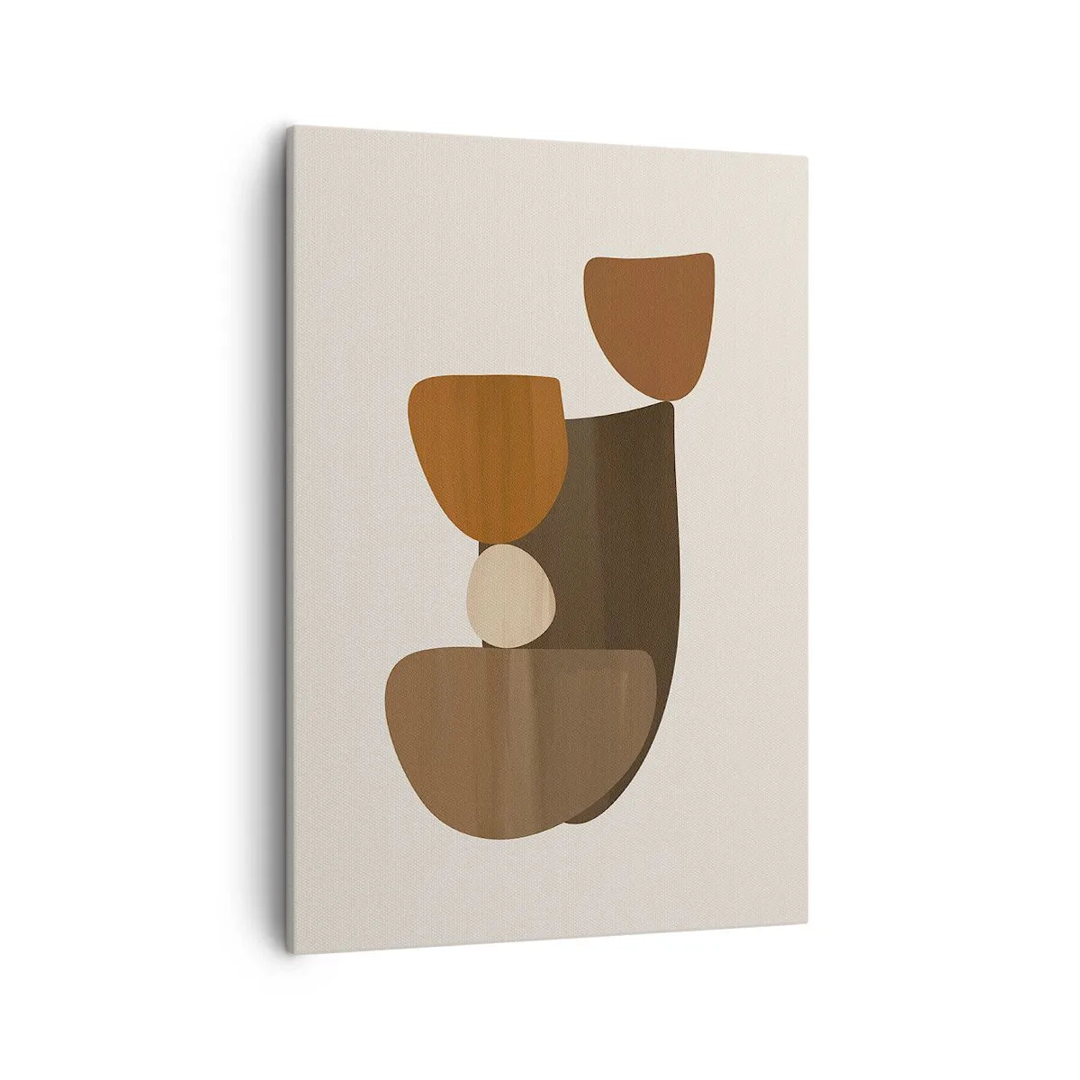 Quadro em tela - Composição em bronze - 50x70 cm