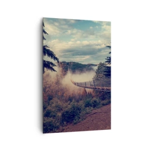 Quadro em tela - Na floresta de outono - 80x120 cm