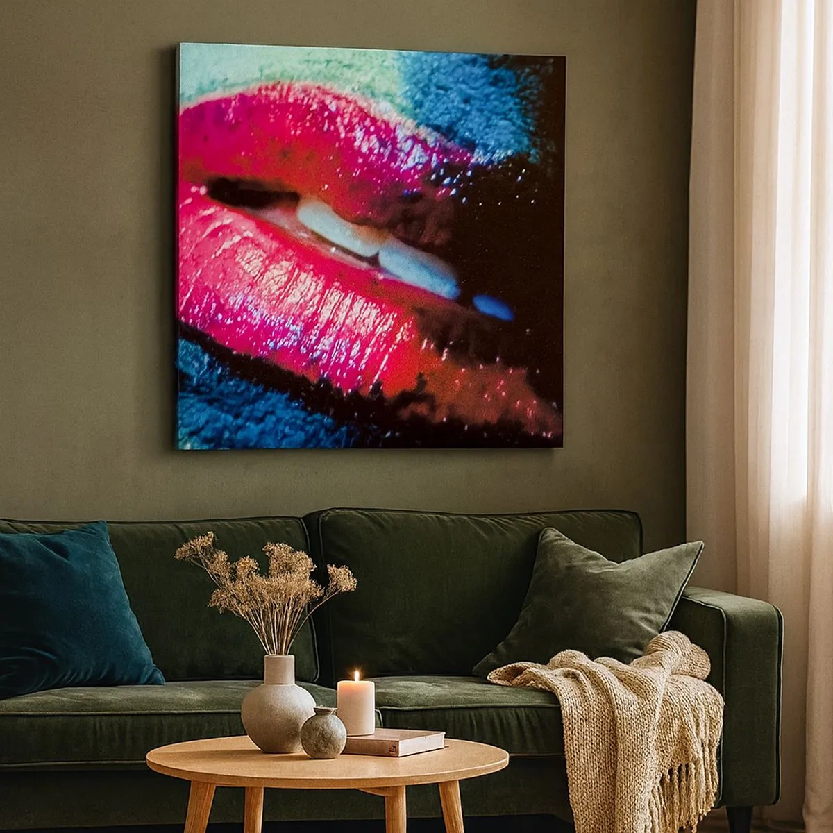 Quadro em tela - Sensual e perturbador - 30x30 cm