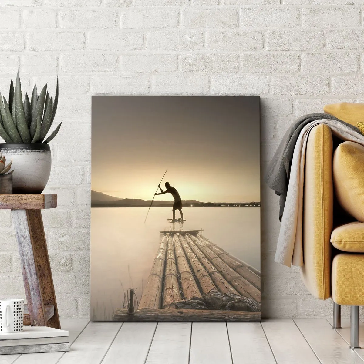 Quadro em tela - Antes de descansar - 80x120 cm