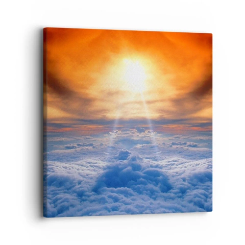 Quadro em tela - Paisagem mística - 30x30 cm