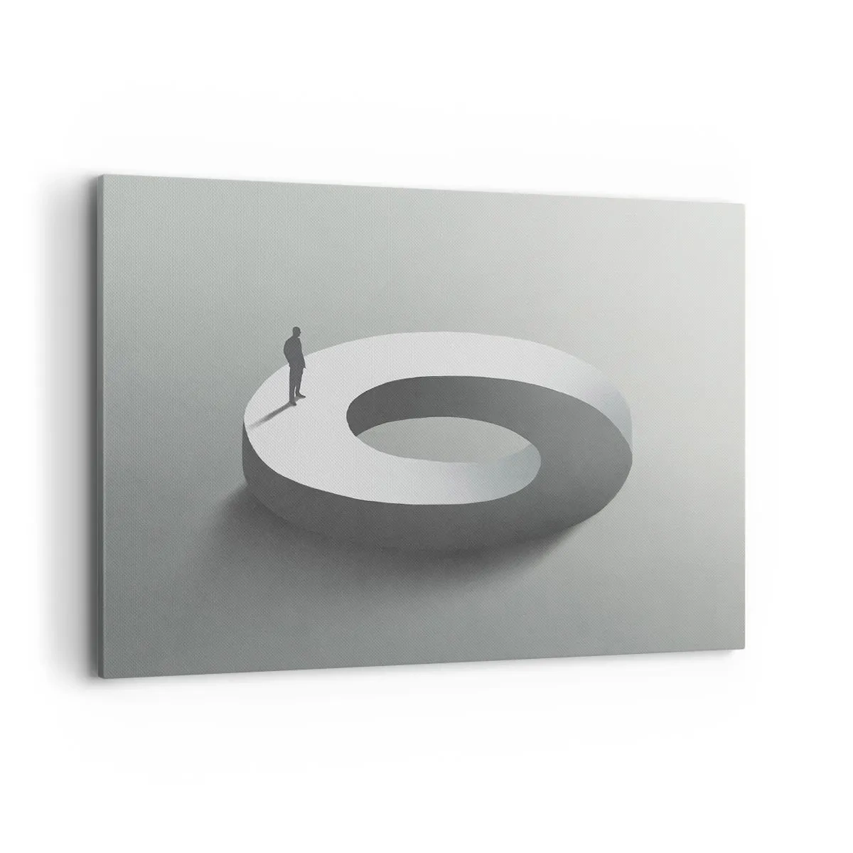 Quadro em tela - Seja inteligente - 100x70 cm