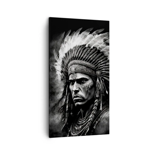 Quadro em tela - Um líder e um guerreiro - 45x80 cm