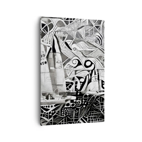 Quadro em tela - Entre as ondas - 80x120 cm